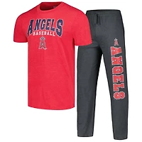 Concepts Sport Los Angeles Angels Meter T-Shirt  Pants Sleep Set