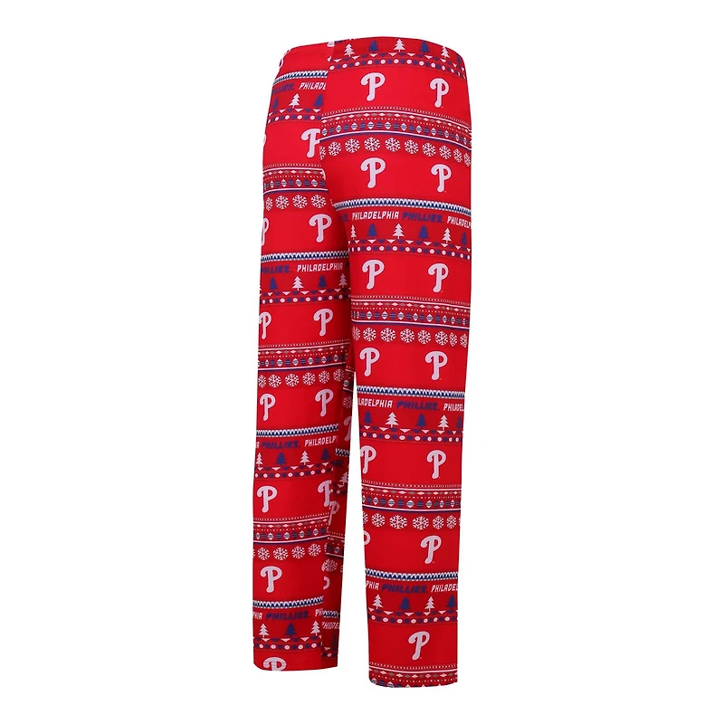 Concepts Sport Philadelphia Phillies Knit Ugly Sweater Long Sleeve Top Pants Set