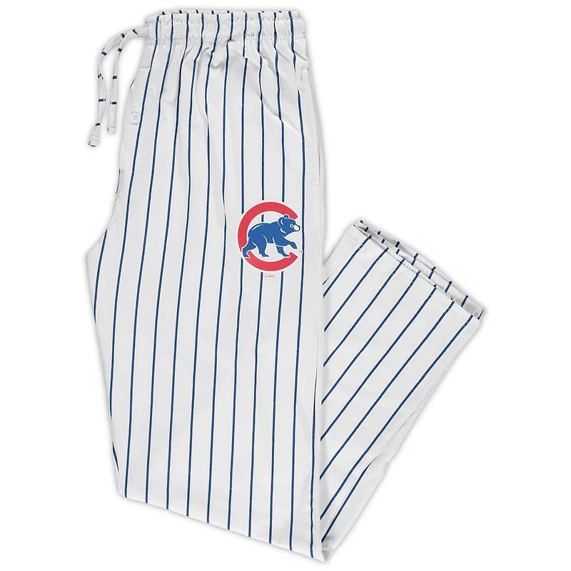 Concepts Sport Royal Chicago Cubs Big Tall Pinstripe Sleep Pants