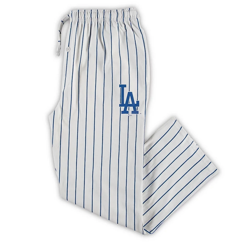 Concepts Sport Royal Los Angeles Dodgers Big  Tall Pinstripe Sleep Pants