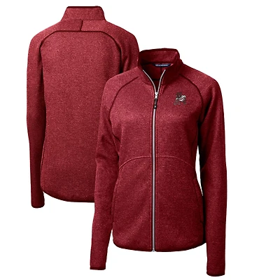 Cutter  Buck Arkansas Razorbacks Mainsail Sweater-Knit Full-Zip Jacket