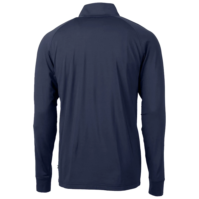 Cutter  Buck Auburn Tigers Adapt Eco Knit Stretch Recycled Quarter-Zip Pullover Top