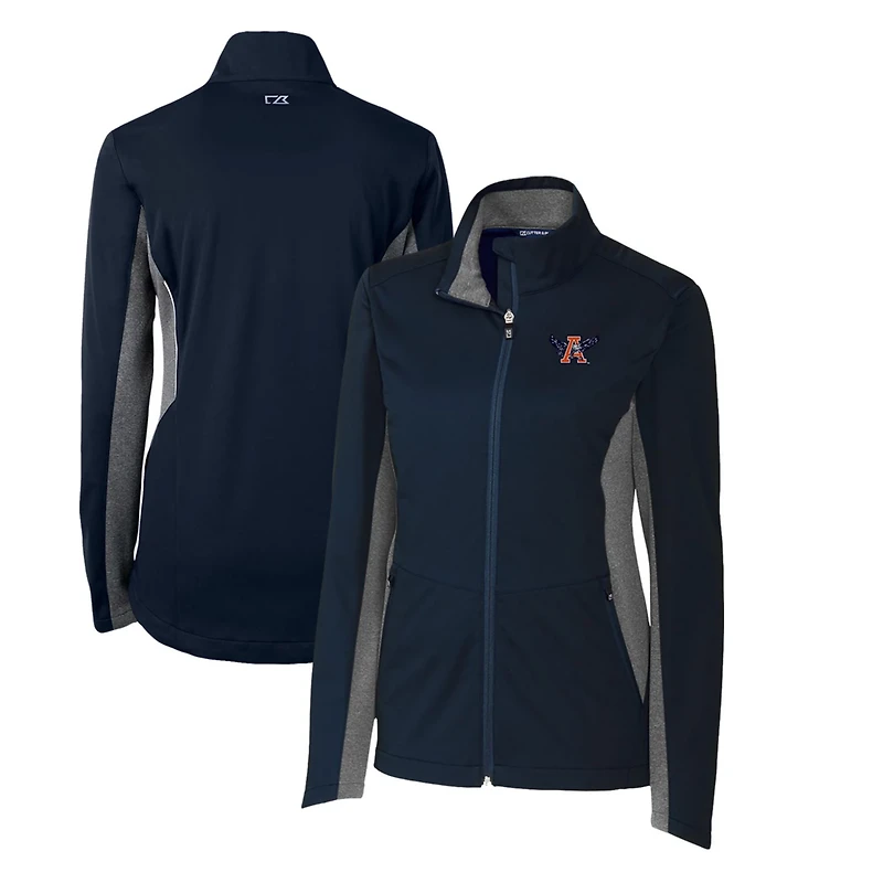 Cutter  Buck Auburn Tigers Vault Navigate Softshell Full-Zip Jacket