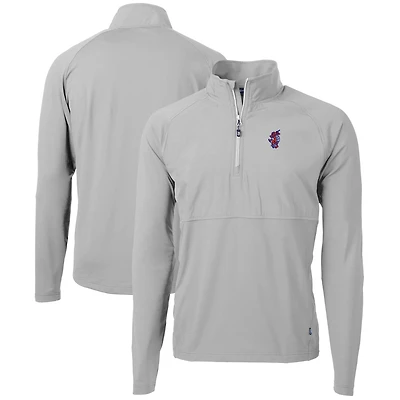 Cutter  Buck Florida Gators Swinging Gator Adapt Eco Knit Hybrid Recycled Quarter-Zip Pullover Top