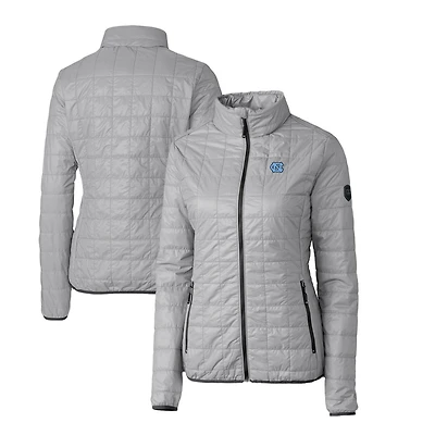 Cutter Buck Heather North Carolina Tar Heels Rainier Eco Insulated Puffer Full-Zip Jacket