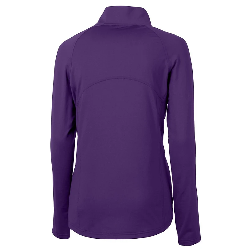 Cutter  Buck LSU Tigers Adapt Eco Knit Stretch Recycled Half-Zip Pullover Top