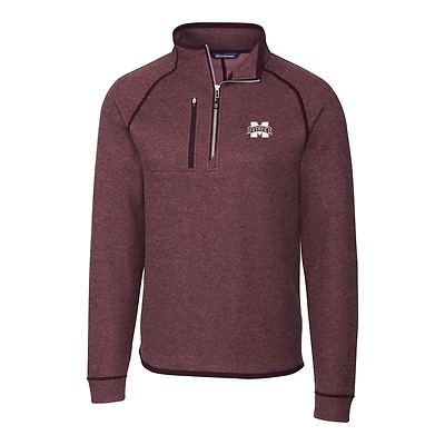 Cutter  Buck Mississippi State Bulldogs Mainsail Half-Zip Pullover Jacket