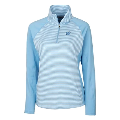Cutter  Buck North Carolina Tar Heels Forge Tonal Half-Zip Pullover Jacket