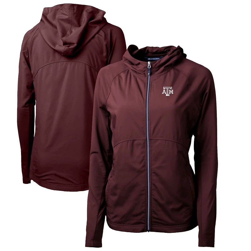 Cutter  Buck Texas AM Aggies Adapt Eco Knit Full-Zip Hoodie