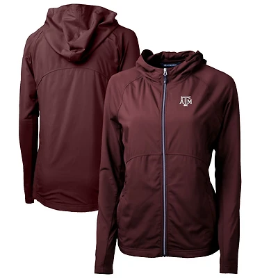Cutter  Buck Texas AM Aggies Adapt Eco Knit Full-Zip Hoodie