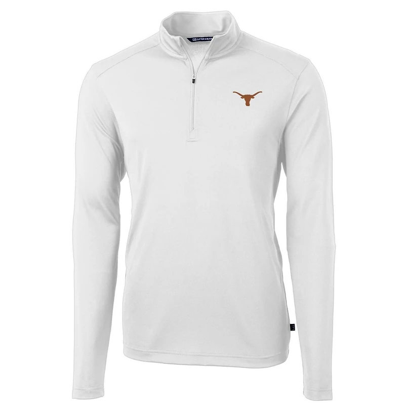 Cutter Buck Texas Longhorns Virtue Eco Pique Recycled Quarter-Zip Jacket