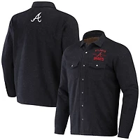 Darius Rucker Collection by Fanatics Atlanta Braves Ringstop Full-Snap Shacket