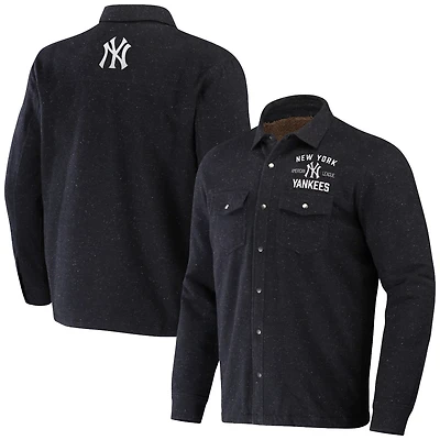 Darius Rucker Collection by Fanatics New York Yankees Ringstop Full-Snap Shacket