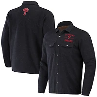 Darius Rucker Collection by Fanatics Philadelphia Phillies Ringstop Full-Snap Shacket