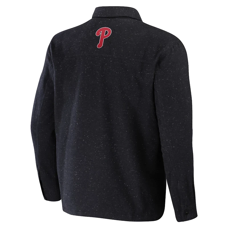 Darius Rucker Collection by Fanatics Philadelphia Phillies Ringstop Full-Snap Shacket