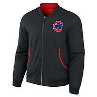 Darius Rucker Collection by Fanatics Red Chicago Cubs Reversible Full-Zip Bomber Jacket