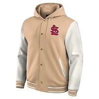 Darius Rucker Collection by Fanatics St Louis Cardinals Tri-Blend Full-Snap Hoodie Baseball Jacket
