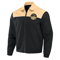 Darius Rucker Collection by Fanatics Tan Atlanta Braves Canvas Bomber Full-Zip Jacket