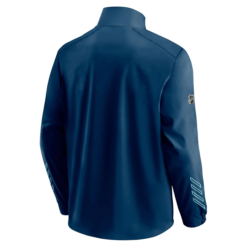 Deep Sea Seattle Kraken Authentic Pro Locker Room Rinkside Full-Zip Jacket