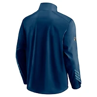 Deep Sea Seattle Kraken Authentic Pro Locker Room Rinkside Full-Zip Jacket