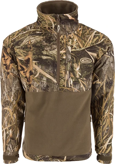 Drake Men's MST Half-Zip Eqwader Bottomland Jacket
