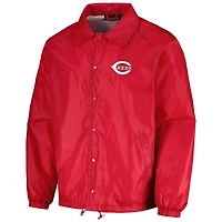 Dunbrooke Cincinnati s Coach's Raglan Full-Snap Windbreaker Jacket