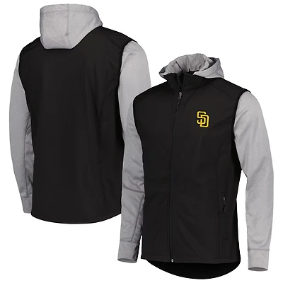 Dunbrooke Heather Gray San Diego Padres Alpha Full-Zip Jacket
