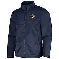 Dunbrooke Heather Milwaukee Brewers Explorer Full-Zip Jacket