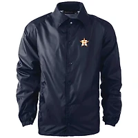 Dunbrooke Houston Astros Coach's Raglan Full-Snap Windbreaker Jacket