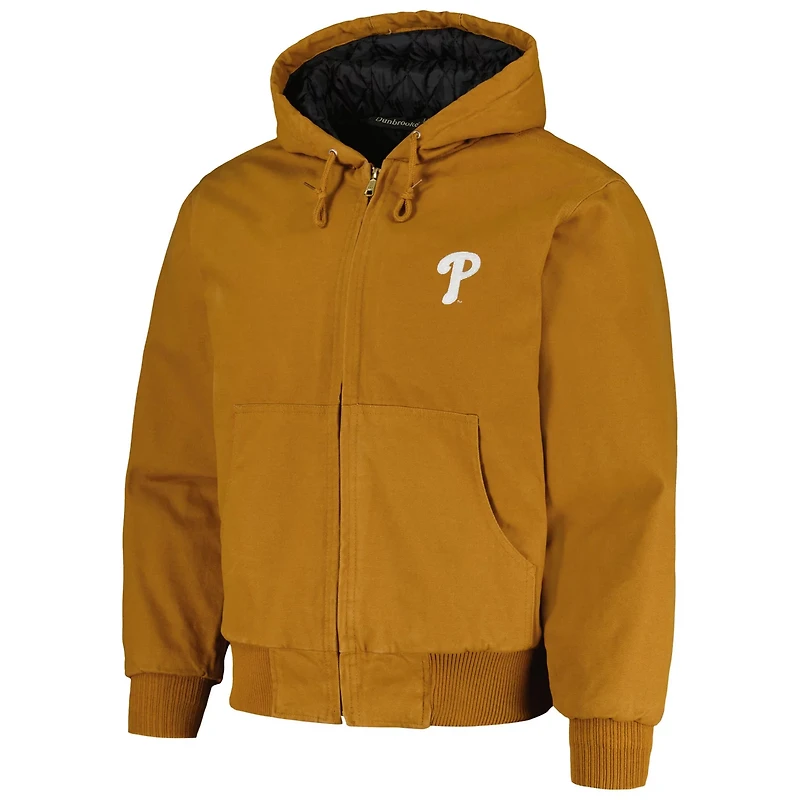 Dunbrooke Philadelphia Phillies Dakota Work Full-Zip Hoodie Jacket