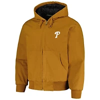Dunbrooke Philadelphia Phillies Dakota Work Full-Zip Hoodie Jacket