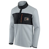 Fanatics / Philadelphia Flyers Hockey Polar Fleece Quarter-Snap Jacket