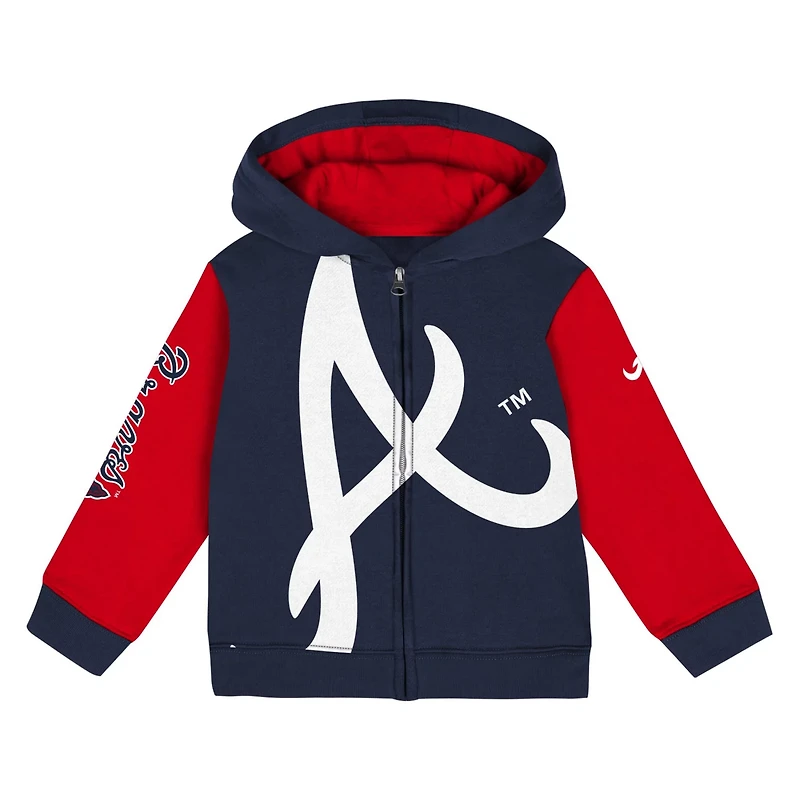 Fanatics Atlanta Braves Post Card Full-Zip Hoodie Jacket