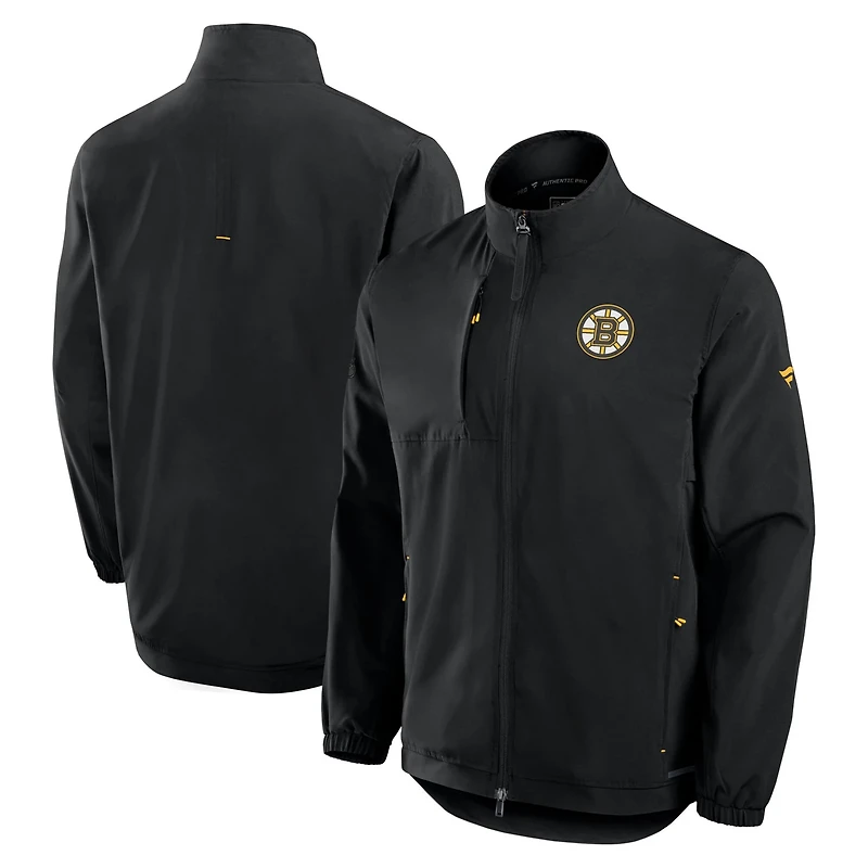 Fanatics Boston Bruins Authentic Pro Rink Coaches Full-Zip Jacket