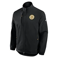 Fanatics Boston Bruins Authentic Pro Rink Full-Zip Coaches Jacket