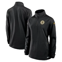 Fanatics Boston Bruins Authentic Pro Rink Lightweight Quarter-Zip Pullover Top