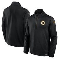 Fanatics Boston Bruins Big  Tall Authentic Pro Quarter-Zip Top