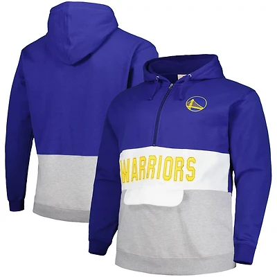 Fanatics Branded Golden State Warriors Big  Tall Anorak Half-Zip Hoodie