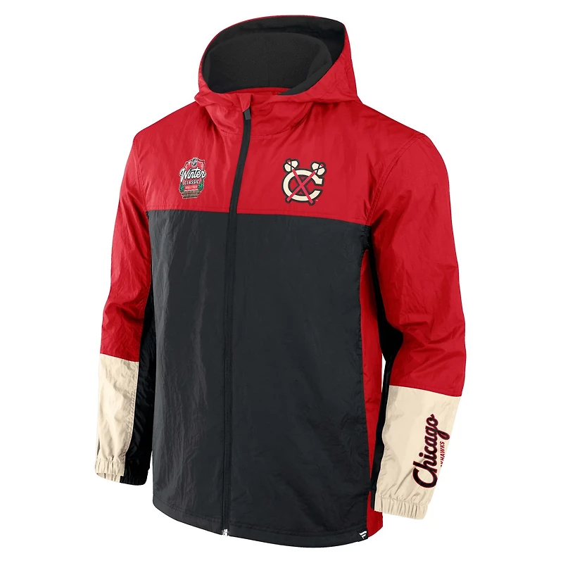 Fanatics Chicago Blackhawks 2025 Winter Classic Crash The Net Full-Zip Jacket