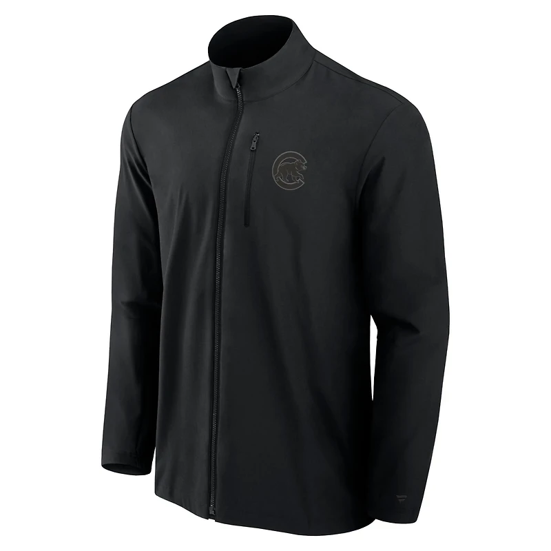 Fanatics Chicago Cubs Front Office Micro Tonal Full-Zip Jacket
