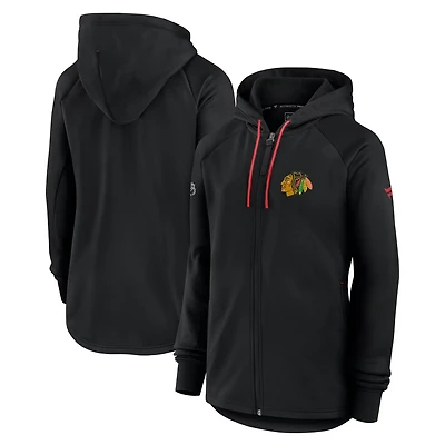 Fanatics Chicago hawks Authentic Pro Rink Fleece Full-Zip Jacket