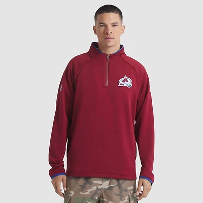 Fanatics Colorado Avalanche Authentic Pro Rink Raglan Quarter-Zip Pullover