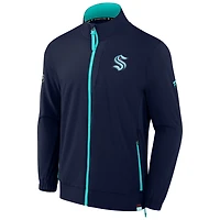 Fanatics Deep Sea Seattle Kraken Authentic Pro Full-Zip Coaches Jacket