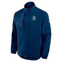 Fanatics Deep Sea Seattle Kraken Authentic Pro Rink Coaches Full-Zip Jacket