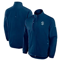 Fanatics Deep Sea Seattle Kraken Authentic Pro Rink Coaches Full-Zip Jacket