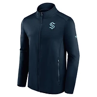 Fanatics Deep Sea Seattle Kraken Authentic Pro Rink Fleece Full-Zip Jacket
