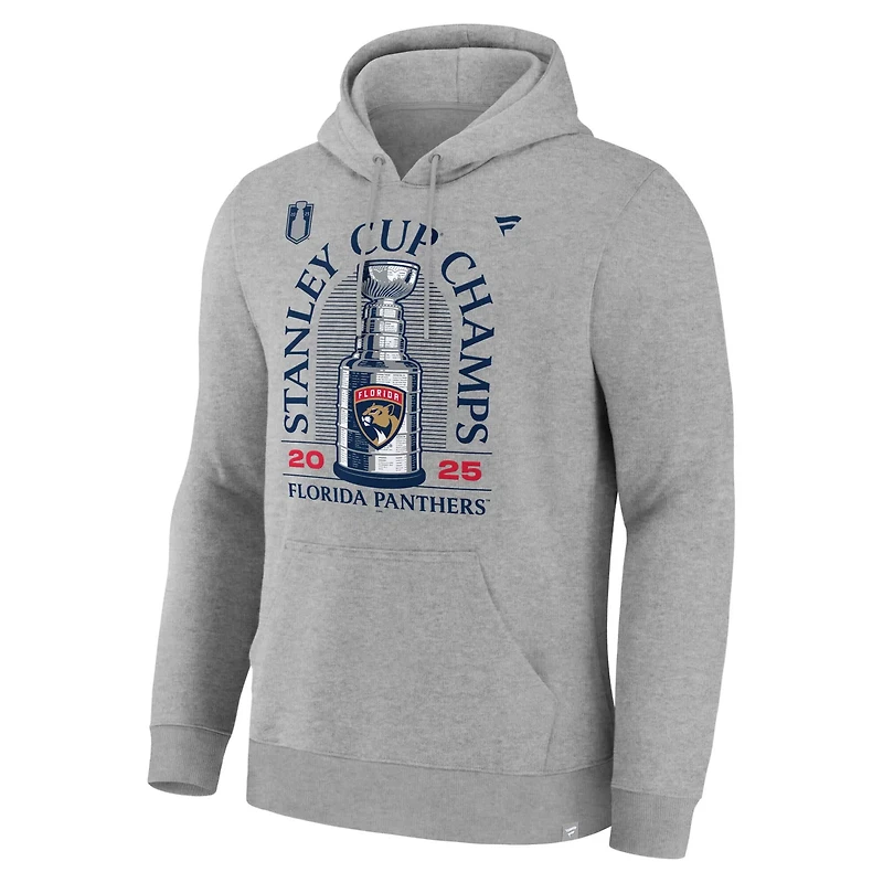 Fanatics Florida Panthers 2025 Stanley Cup Champions Locker Room Fleece Pullover Hoodie