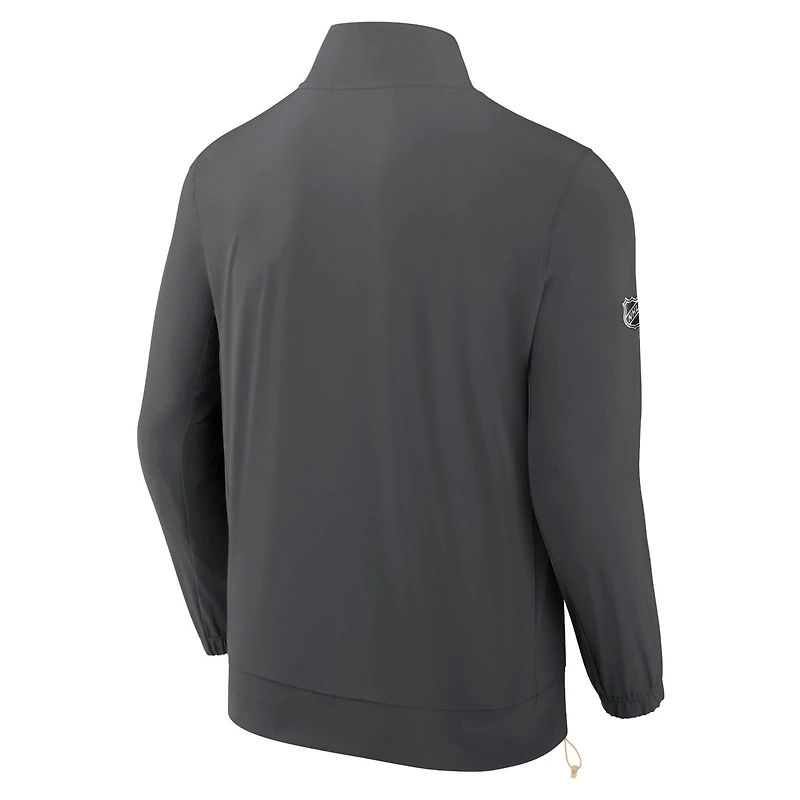 Fanatics Gray Vegas Golden Knights Authentic Pro Rink Full-Zip Jacket