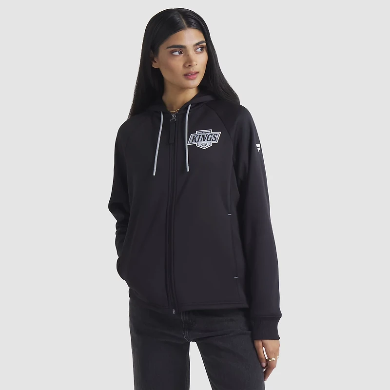 Fanatics Los Angeles Kings Authentic Pro Rink Raglan Full-Zip Hoodie