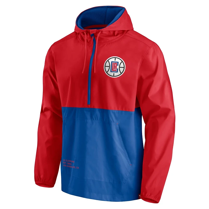 Fanatics Men’s Los Angeles Clippers Anorak Block Party Windbreaker